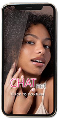 Chatnet phone UI mockup